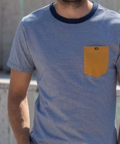 Billybelt Shirts Men's Organic Cotton T-shirt Striped