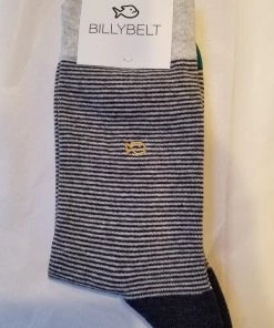 Billybelt Men's Socks Men's Cotton Socks - Narrow Stripes RA14