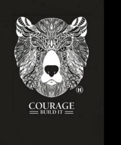 Hempy's Shirts Hemp Blend T-shirt - Bear, Courage