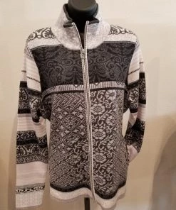 Icelandic Design Wool Sweater - Chloe Full Zip Sweaters, Jackets, Coats