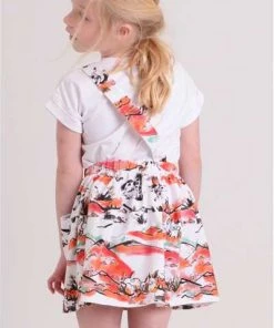 Art & Eden Baby - 3 Mo. To 24 Mo. Organic Cotton Pinafore Apron - Abigail 3 Mo To 24 Mo