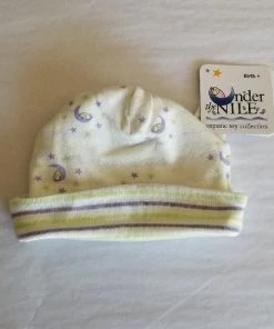 Under The Nile Blankets, Bibs Etc. Organic Cotton Hat - Reversible Colored Stripes