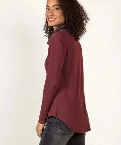 Indigenous Organic Cotton Cowl Pullover - Waffle