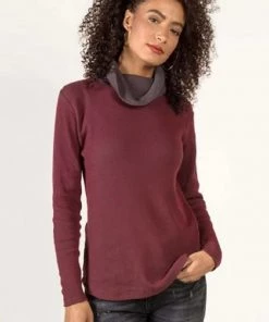 Indigenous Organic Cotton Cowl Pullover - Waffle