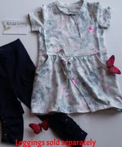 Art & Eden Kids Clothes - 2 To 6 Y. O. Organic Cotton Dress - Penelope, Girls 3T To 5T