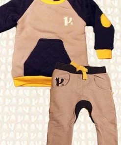 Origany Toddler Organic Fleece Pants - Foxy 6mo To 4 T