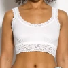 HankyPanky Organic Cotton Bralette With Lace (S, M Only) Organic Bras