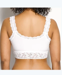 HankyPanky Organic Cotton Bralette With Lace (S, M Only) Organic Bras