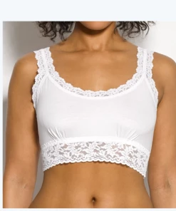 HankyPanky Organic Cotton Bralette With Lace (S, M Only) Organic Bras 9 HankyPanky Organic Cotton Bralette With Lace (S, M Only) Organic Bras