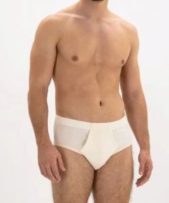 Bgreen Men's Organic Cotton Briefs With Covered Elastic