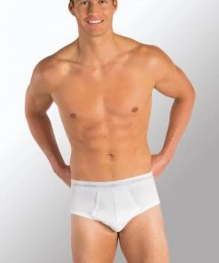 Bgreen Underwear Discontinued - Men's Organic Cotton Briefs With Elastic Waistband (XL & XXL Only)