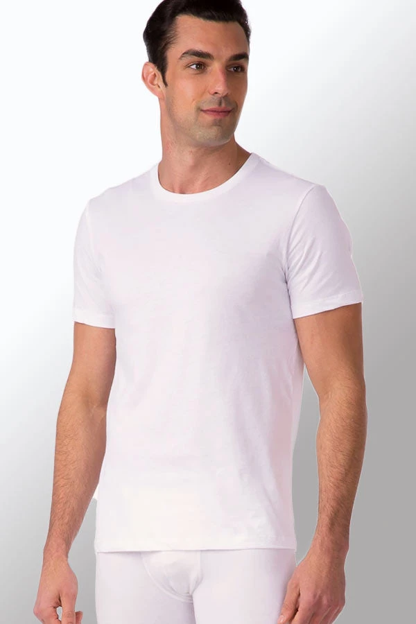 Bgreen Underwear Men's Organic Cotton Crew-neck Undershirt 4 Bgreen Underwear Men's Organic Cotton Crew-neck Undershirt