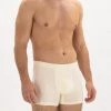 Bgreen Men's Organic Cotton Trunks With Covered Elastic Underwear