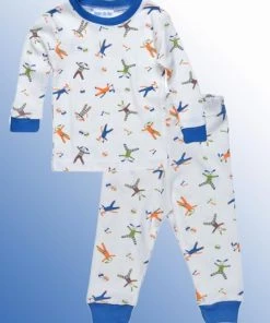Under The Nile Organic Long Johns (PJs) Set Baby - 3 Mo. To 24 Mo.