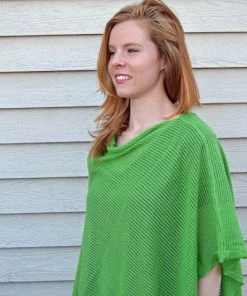 Echo Verde Organic Cotton Light Poncho - Sophie