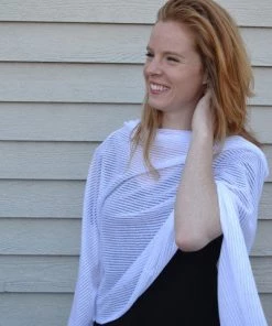 Echo Verde Organic Cotton Light Poncho - Sophie