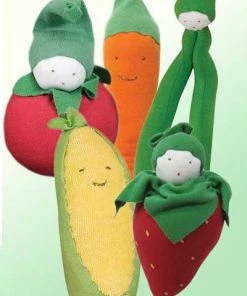 Under The Nile Safe Toys Organic Cotton Toy - Fruits And Veggies