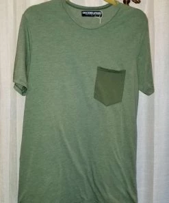 Groceries Apparel Men's Eco-friendly Crew T-shirt With Contrast Pocket Shirts