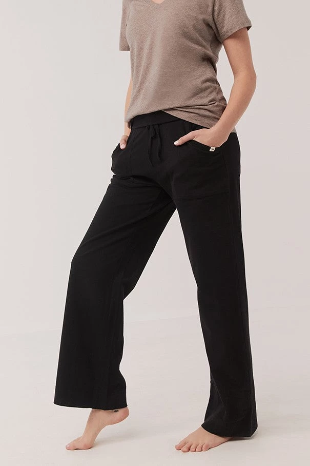 Pact Women's Organic Foldover Pants 8 Pact Women's Organic Foldover Pants
