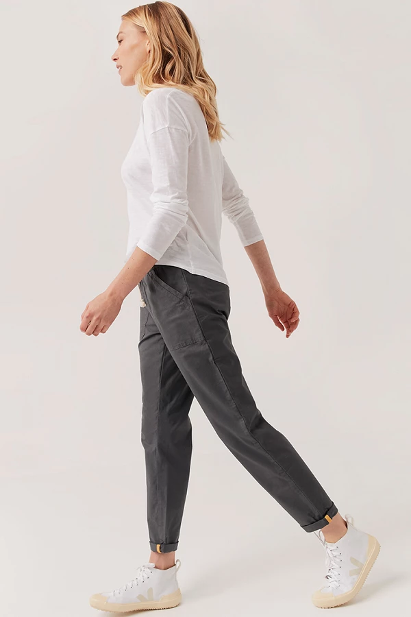 Pact Women’s Woven Twill Roll Up Pant 4 Pact Women’s Woven Twill Roll Up Pant