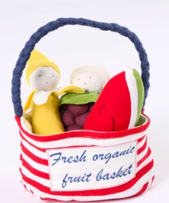 Under The Nile Safe Toys Organic Cotton Toy - Fruits And Veggies