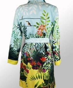 Sweaters, Jackets, Coats Printed Coat From Ivko - Magic Garden