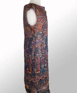 Dresses Printed Linen Dress From Ivko