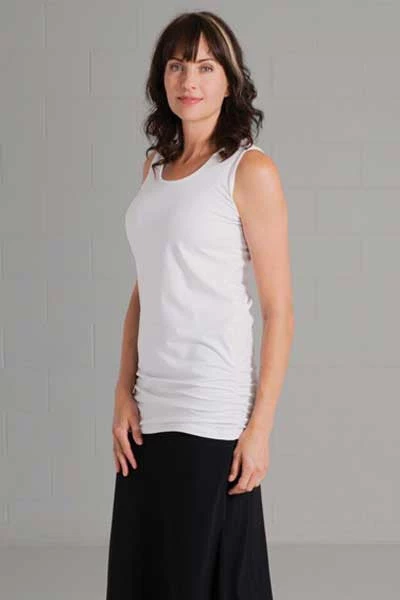 Echo Verde Organic Cotton Rouched Top - Rachel Short Sleeves 4 Echo Verde Organic Cotton Rouched Top - Rachel Short Sleeves