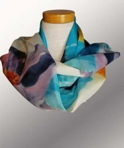 Cocoon Silk Scarves - Cooler Tones