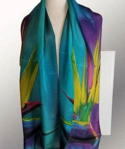 Cocoon Silk Scarves - Cooler Tones