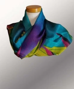 Cocoon Silk Scarves - Cooler Tones