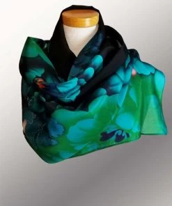 Cocoon Silk Scarves - Cooler Tones