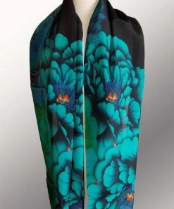 Cocoon Silk Scarves - Cooler Tones