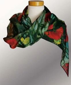 Cocoon Silk Scarves - Warmer Tones
