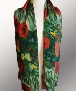 Cocoon Silk Scarves - Warmer Tones