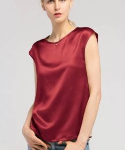 Lily Silk Short Sleeves Silk Short Sleeve Blouse