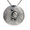 Panabo Jewelry Eagle Sunlight Silver Pewter Pendant - Art By Bill Helin