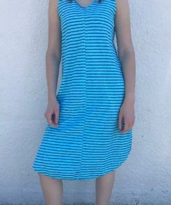 Cutloose Striped V-Neck Dress