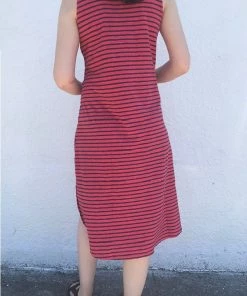 Cutloose Striped V-Neck Dress