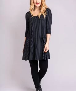 Blue Sky V-neck Tunic - Veronica Long Sleeves