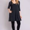 Blue Sky V-neck Tunic - Veronica Long Sleeves