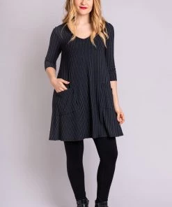 Blue Sky V-neck Tunic - Veronica Long Sleeves