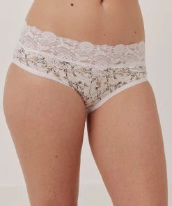 Pact New Arrivals Organic Cotton Lace Brief