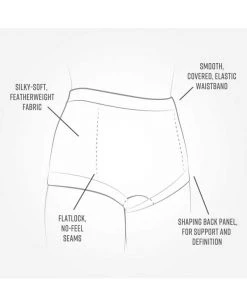 Maggie's Panties Organic Cotton Boy Shorts 2-pack (in Stock Thru XXL)