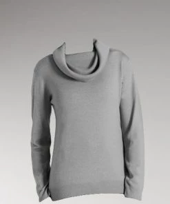 Echo Verde Merino Wool Cowl Sweater - Kathy Sweaters, Jackets, Coats