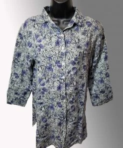 Cutloose Easy Linen Shirt Long Sleeve - Floral Long Sleeves