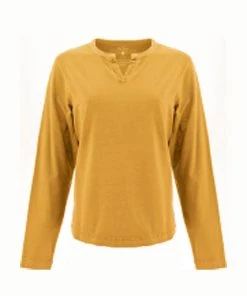 Old Ranch Women's Cotton Top Split Neck - Bryce Long Sleeves 14 Old Ranch Women's Cotton Top Split Neck - Bryce Long Sleeves