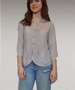 Kleen Long Sleeves Lace Collar Blouse