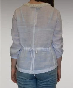 Kleen Long Sleeves Lace Collar Blouse