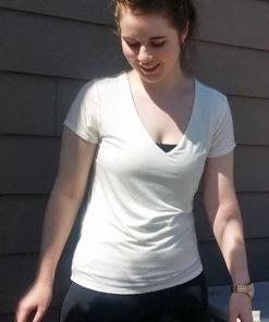 Groceries Apparel Soft Tencel V-neck Tee